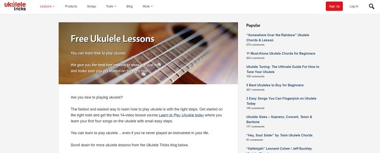 ukuleletricks learn ukulele online