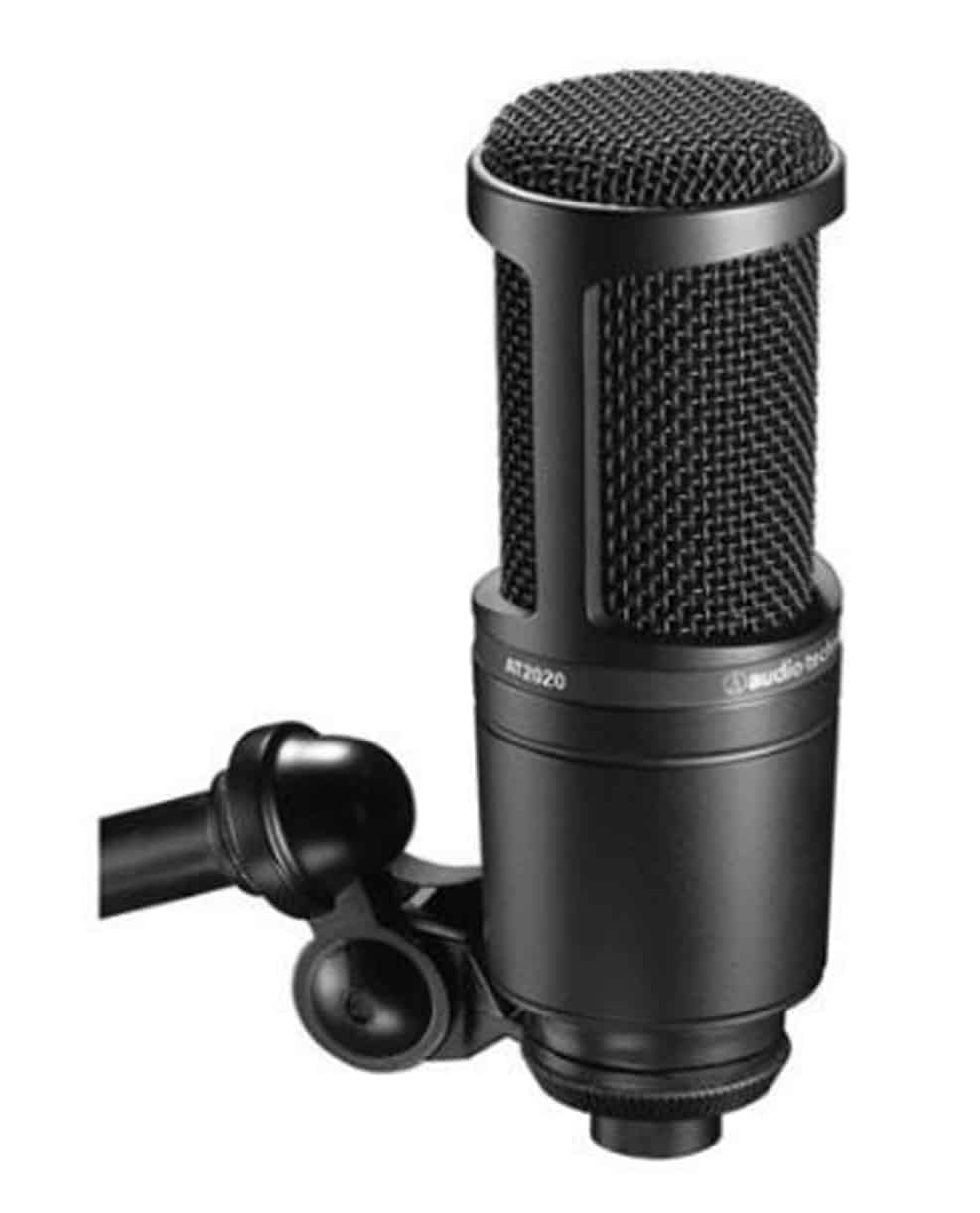 Audio-Technica AT2020 Cardioid Condenser Studio XLR Microphone