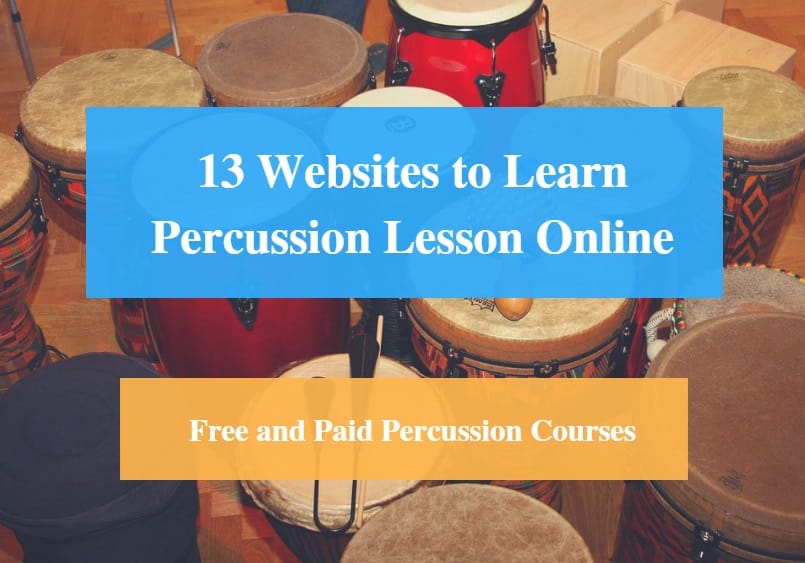Learn Percussion Lesson Online, Free and Paid Percussion Courses