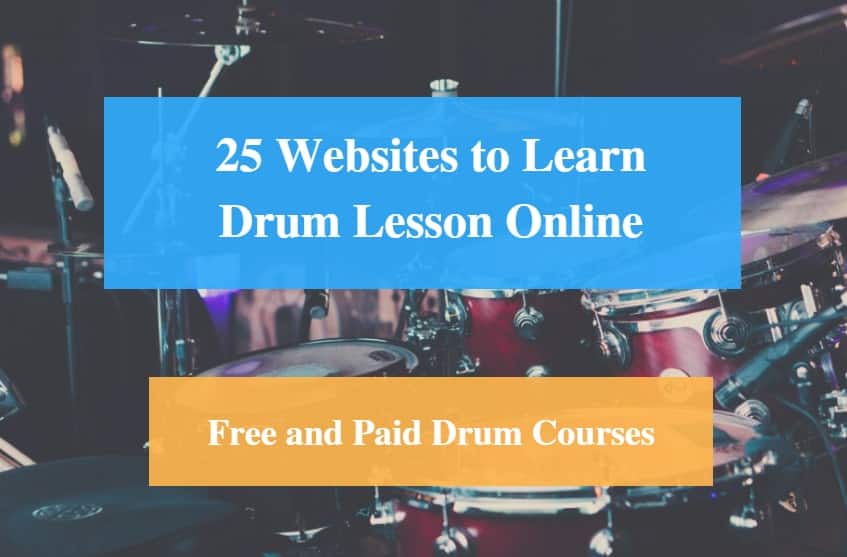 Learn Drum Lesson Online, Free and Paid Drum Courses