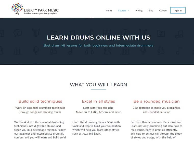 libertyparkmusic Learn Drum Online