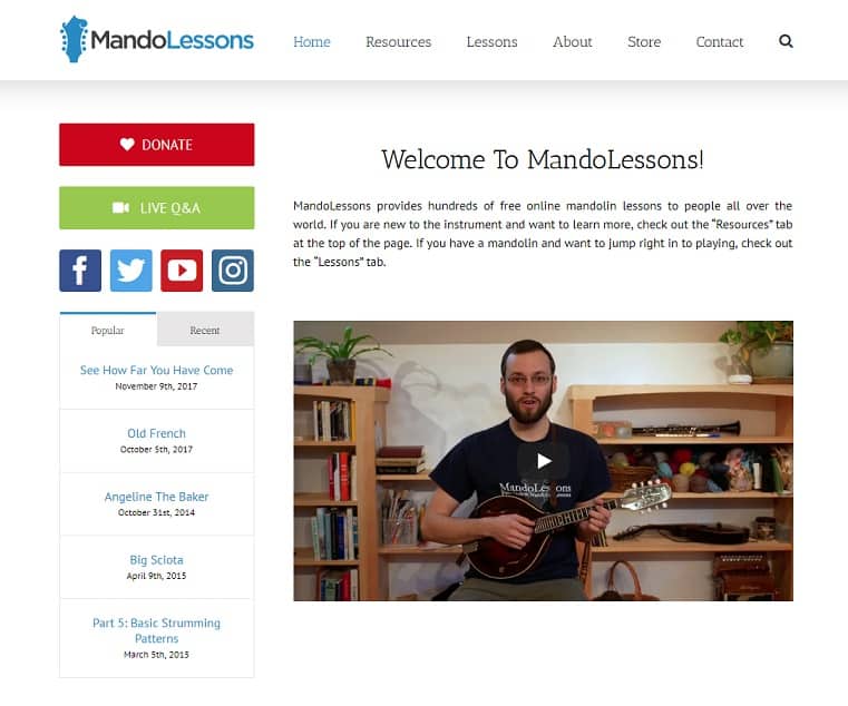mandolessons Learn Mandolin Online