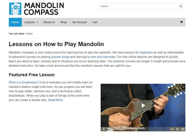 mandolincompass Learn Mandolin Online