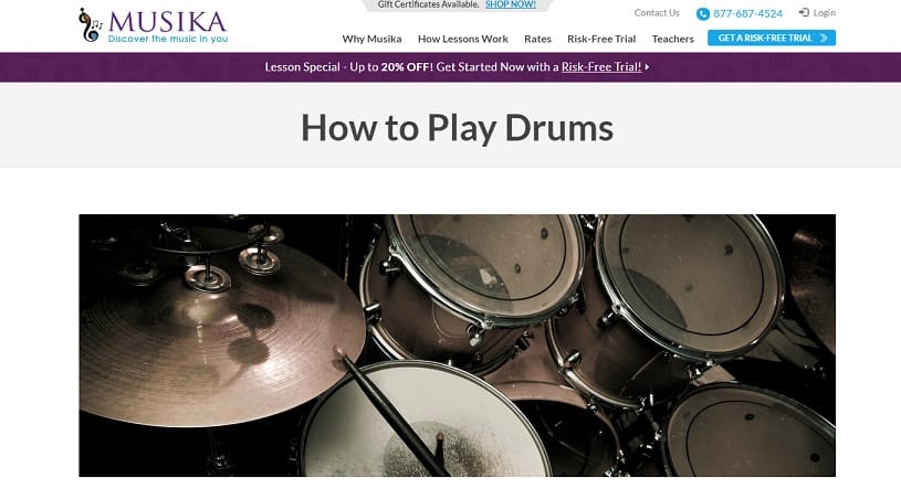 musikalessons Learn Drum Online