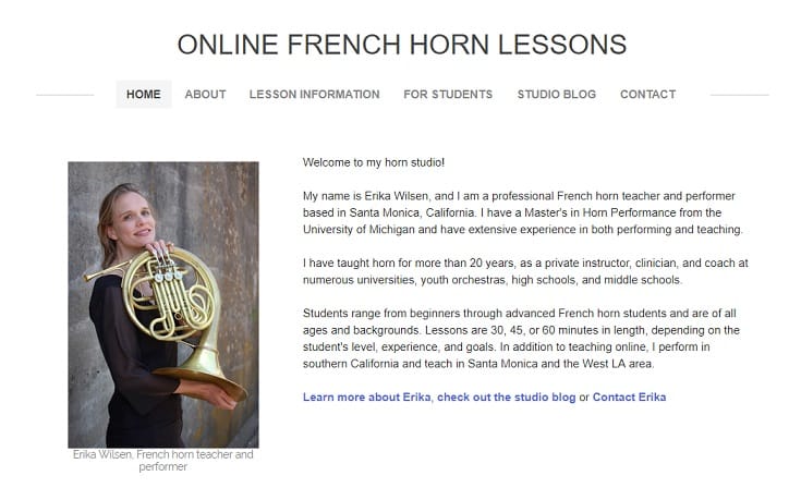 onlinehornlessons Learn French Horn Online