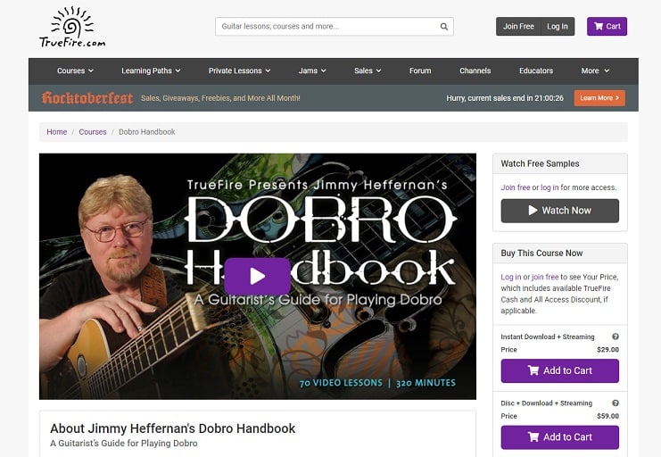 truefire Learn Dobro Online