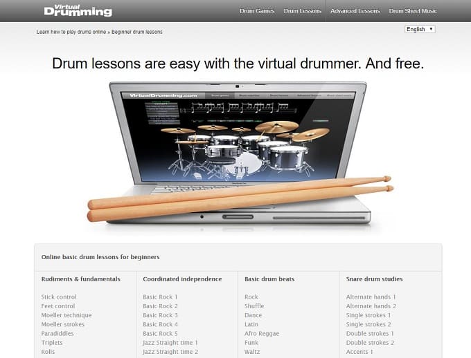 virtualdrumming Learn Drum Online