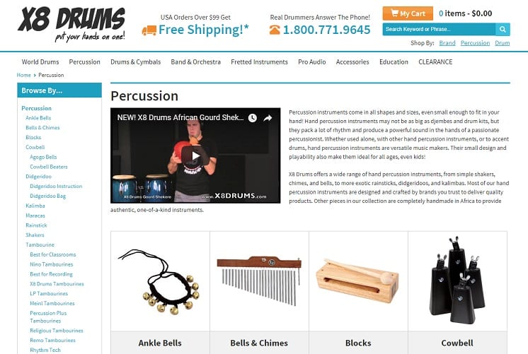 x8drums Learn Percussion Online