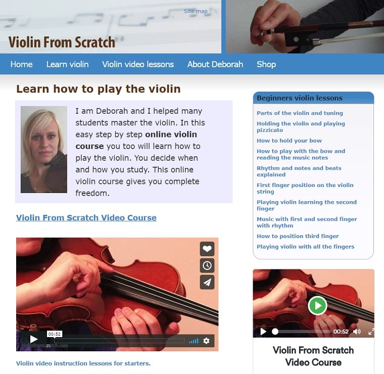 violinfromscratch Violin Lessons for Beginners
