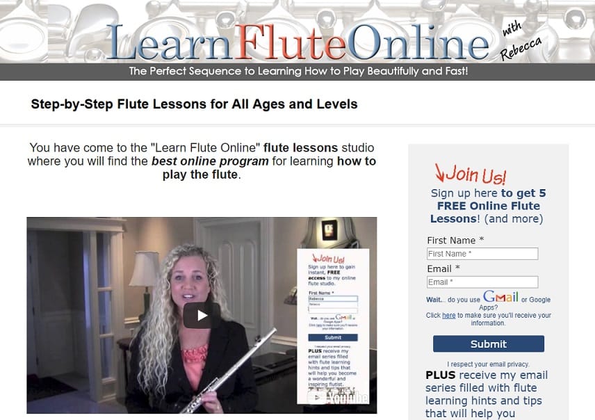 learnfluteonline Flute Lessons for Beginners