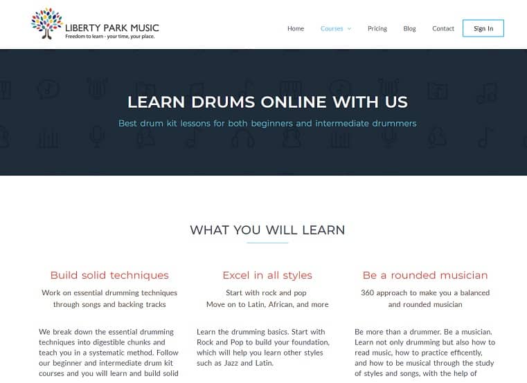 libertyparkmusic Drum Lessons for beginners