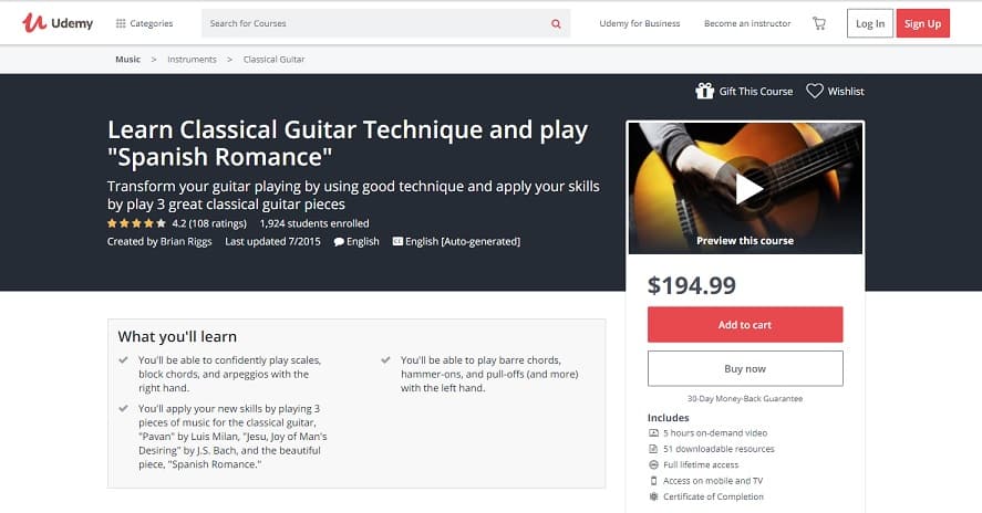 udemy-course-1 Classical Guitar Lessons for Beginners