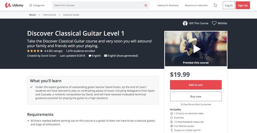 udemy-course-3 Classical Guitar Lessons for Beginners