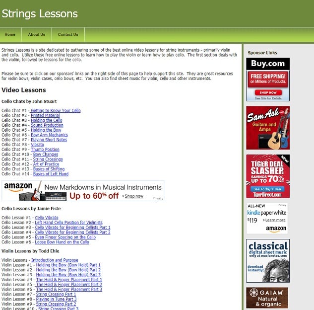 stringslessons Cello Lessons for Beginners