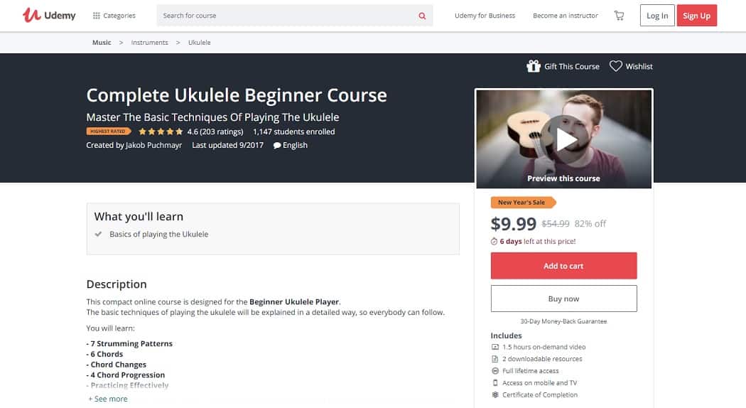 udemy-course-3 Ukulele Lessons for Beginners