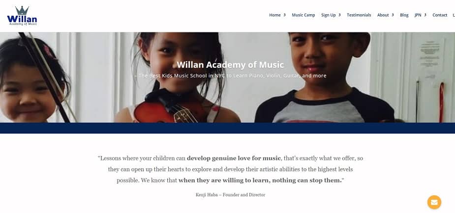 Willan Academy of Music Violin Lessons New York