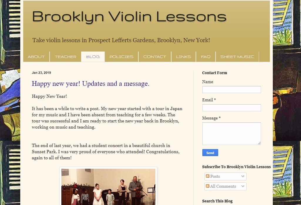 brooklyn Violin Lessons New York