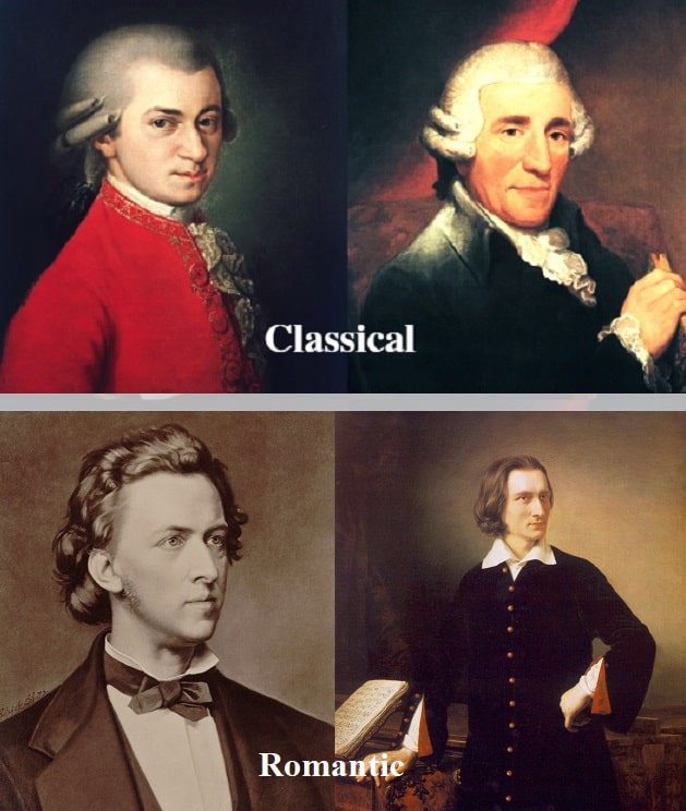 Classical vs Romantic Era Music