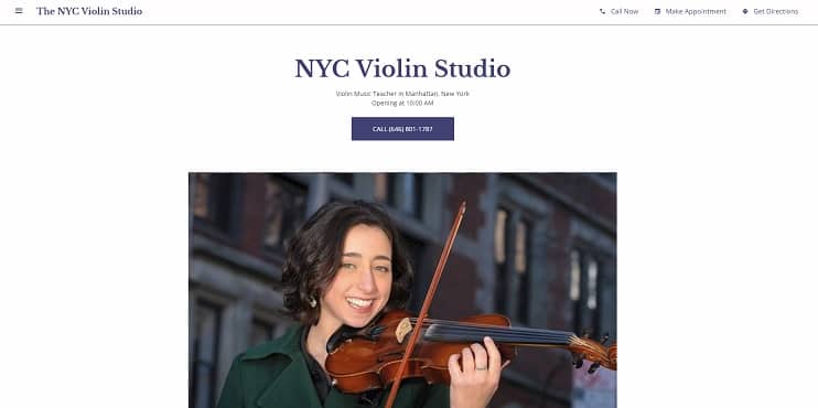 the nyc violin studio Violin Lessons New York