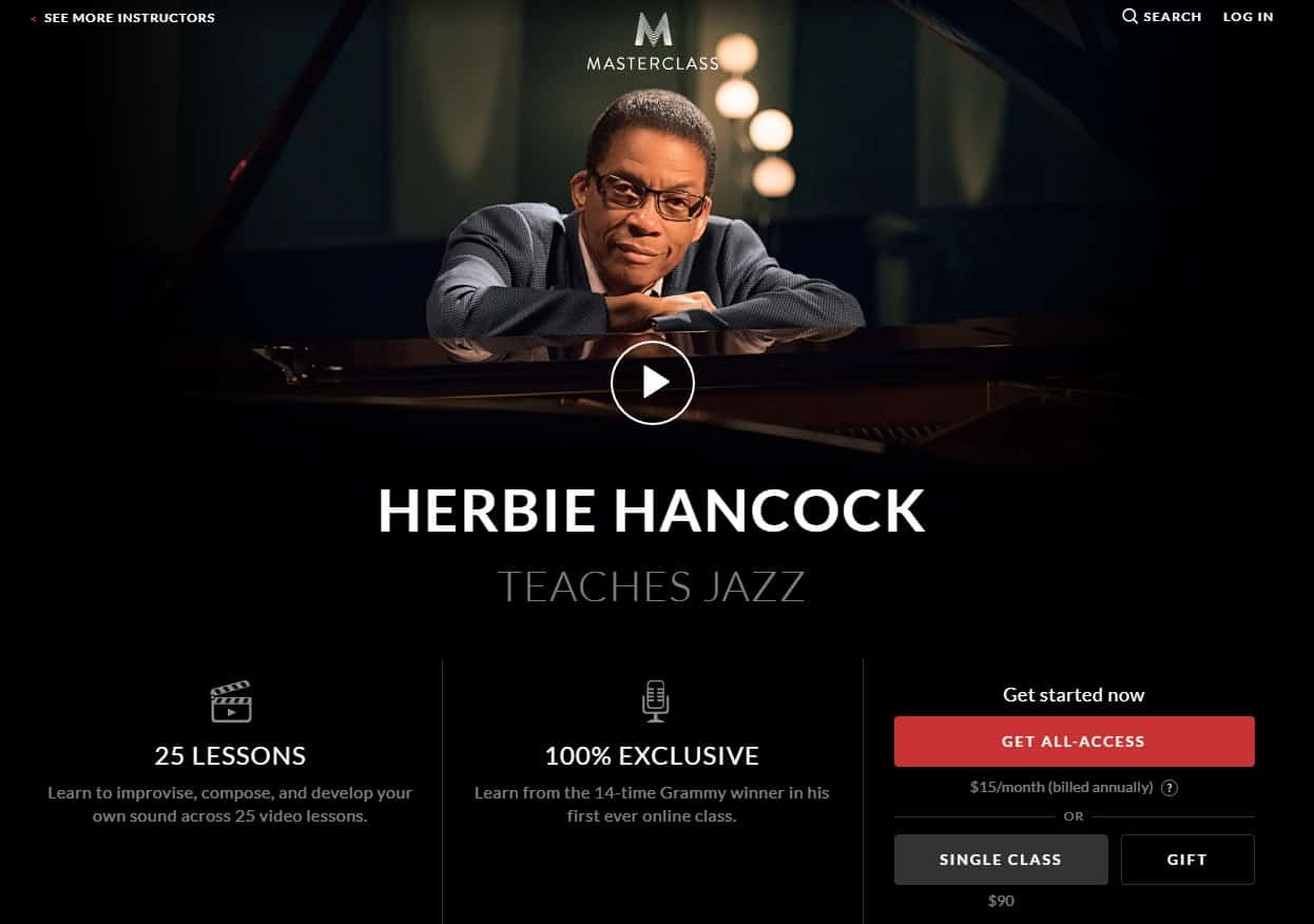 MasterClass Herbie Hancock Jazz Lesson Review