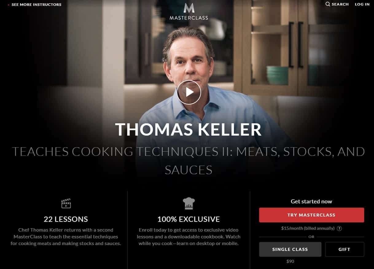 MasterClass Thomas Keller Cooking Techniques ll Meats Stocks and Sauces Lesson Review