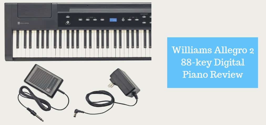 Williams Allegro IV 88-Key Digital Piano With Bluetooth And Sustain...