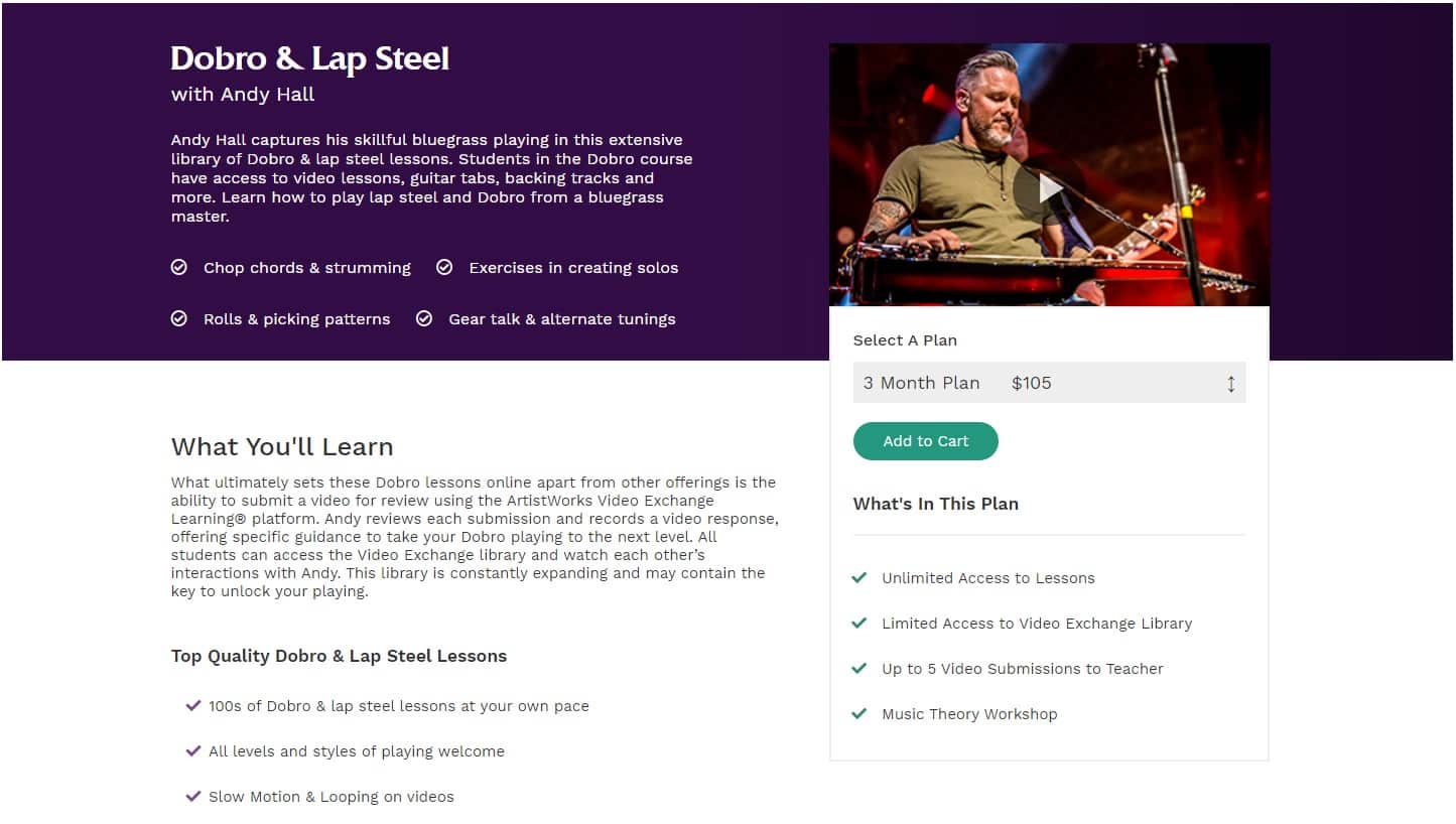 Artistworks Learn Violin Online