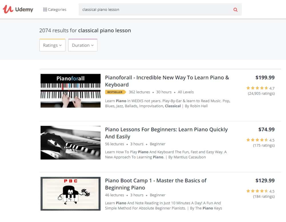 Udemy Classical Piano
