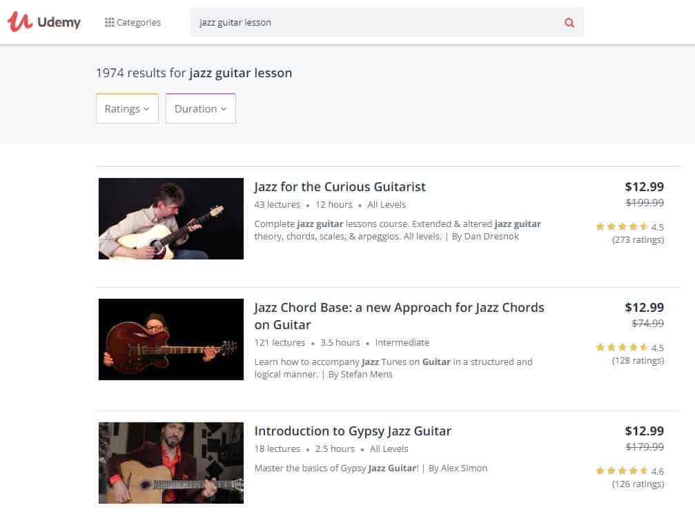 Udemy Jazz Guitar