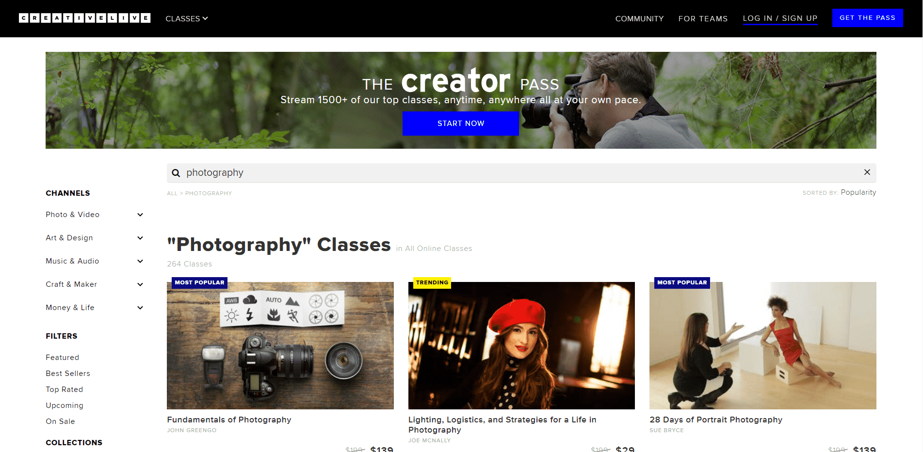 Creative Live Learn Photography Lessons Online