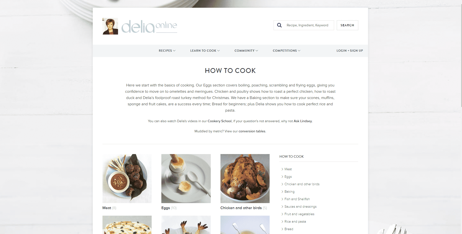 Delia Online Learn Cooking Lessons Online