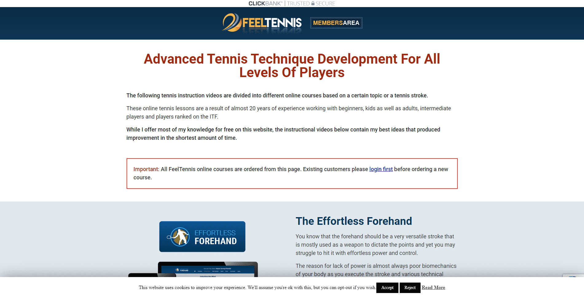 Feel Tennis – Online Tennis Lessons
