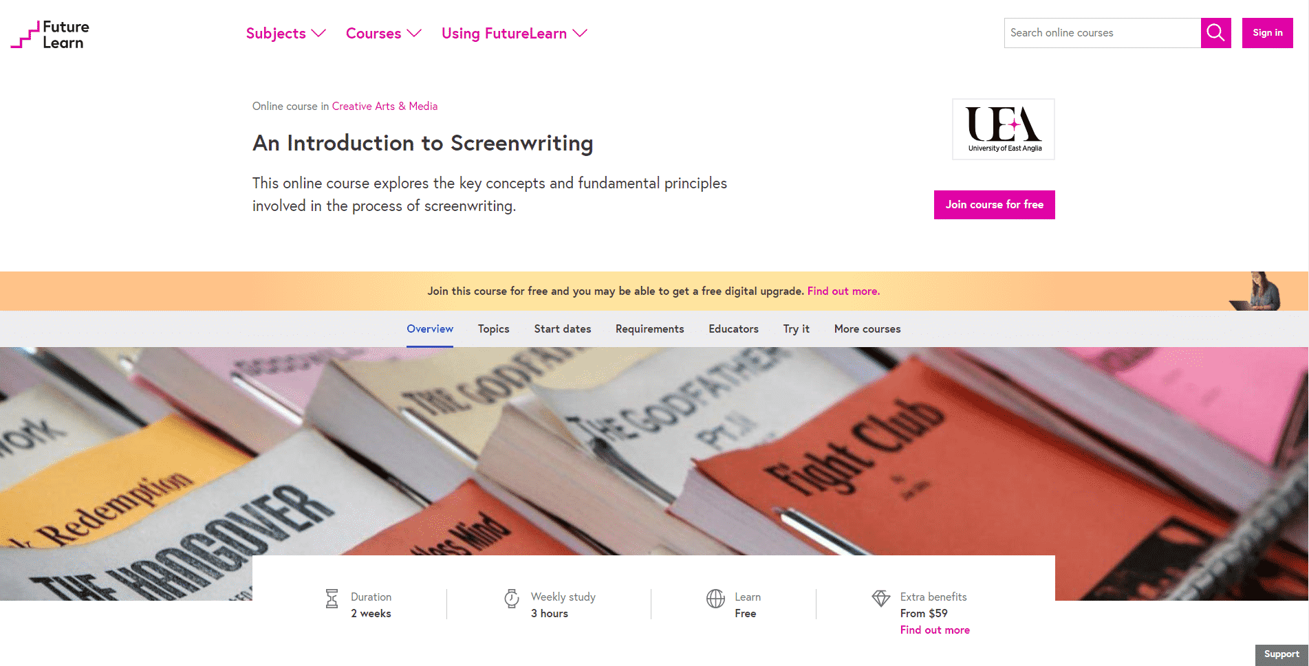 Futurelearn Learn Screenwriting Lessons Online