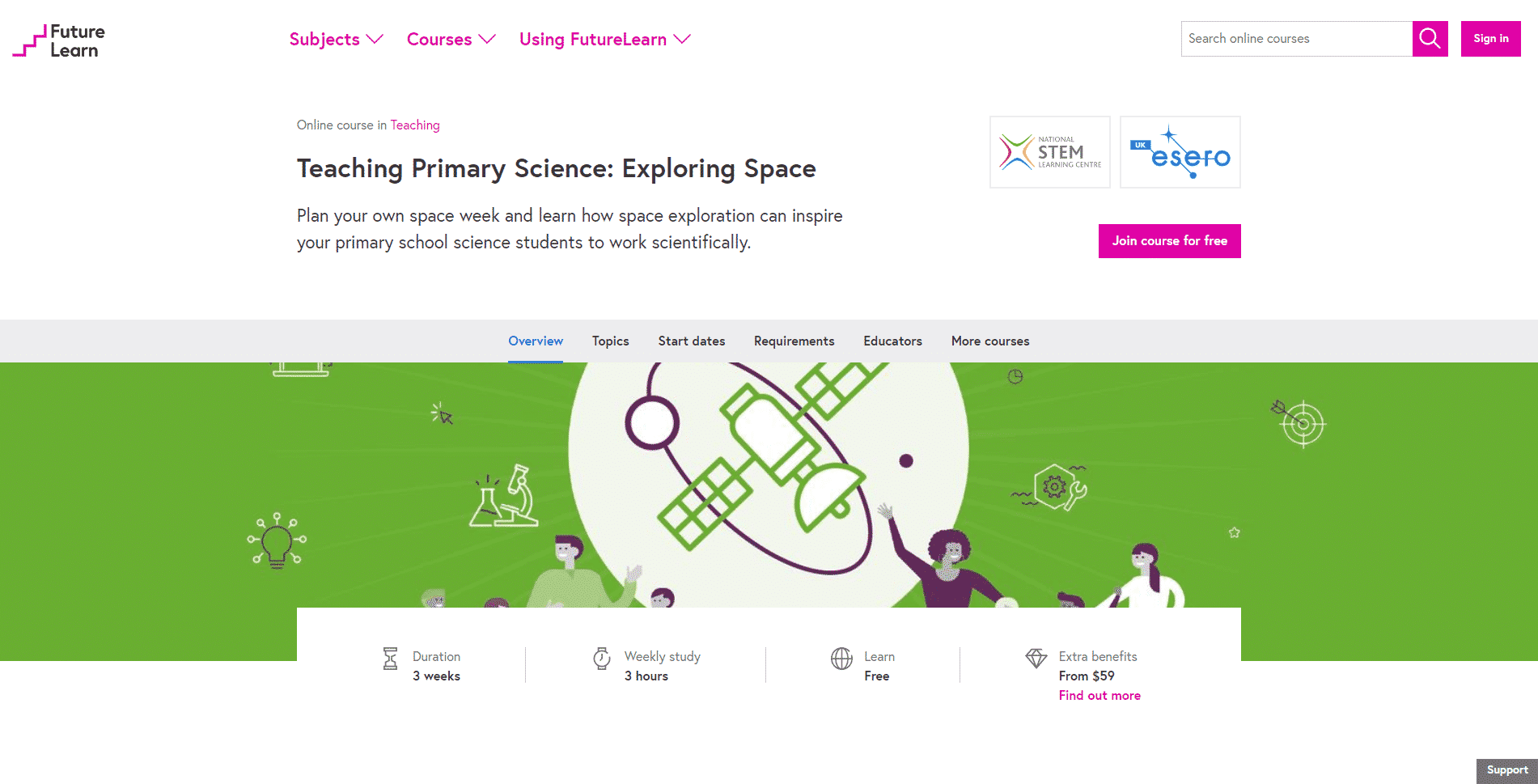 Futurelearn Learn Space Exploration Lessons Online