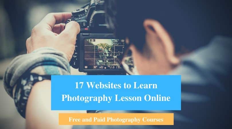 Learn Photography Lesson Online