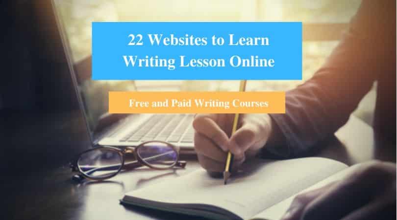 Learn Writing Lesson Online