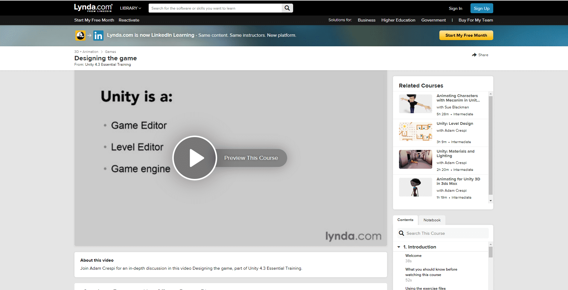 Lynda Learn Game Design and Theory Lessons Online