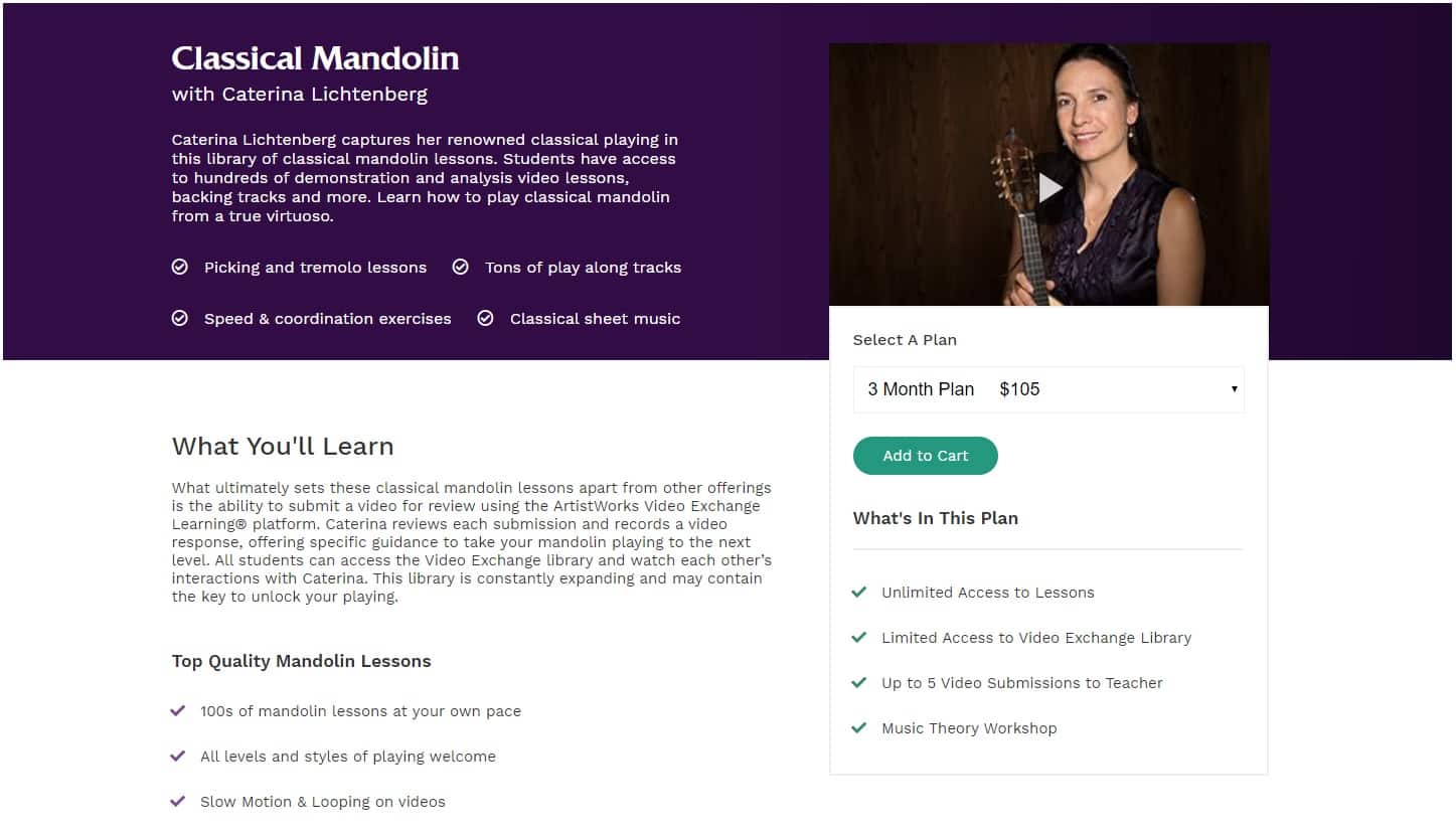 Mandolin with Caterina Lichtenberg