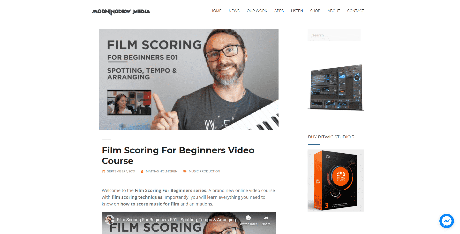 Morningdewmedia Learn Film Scoring Lessons Online