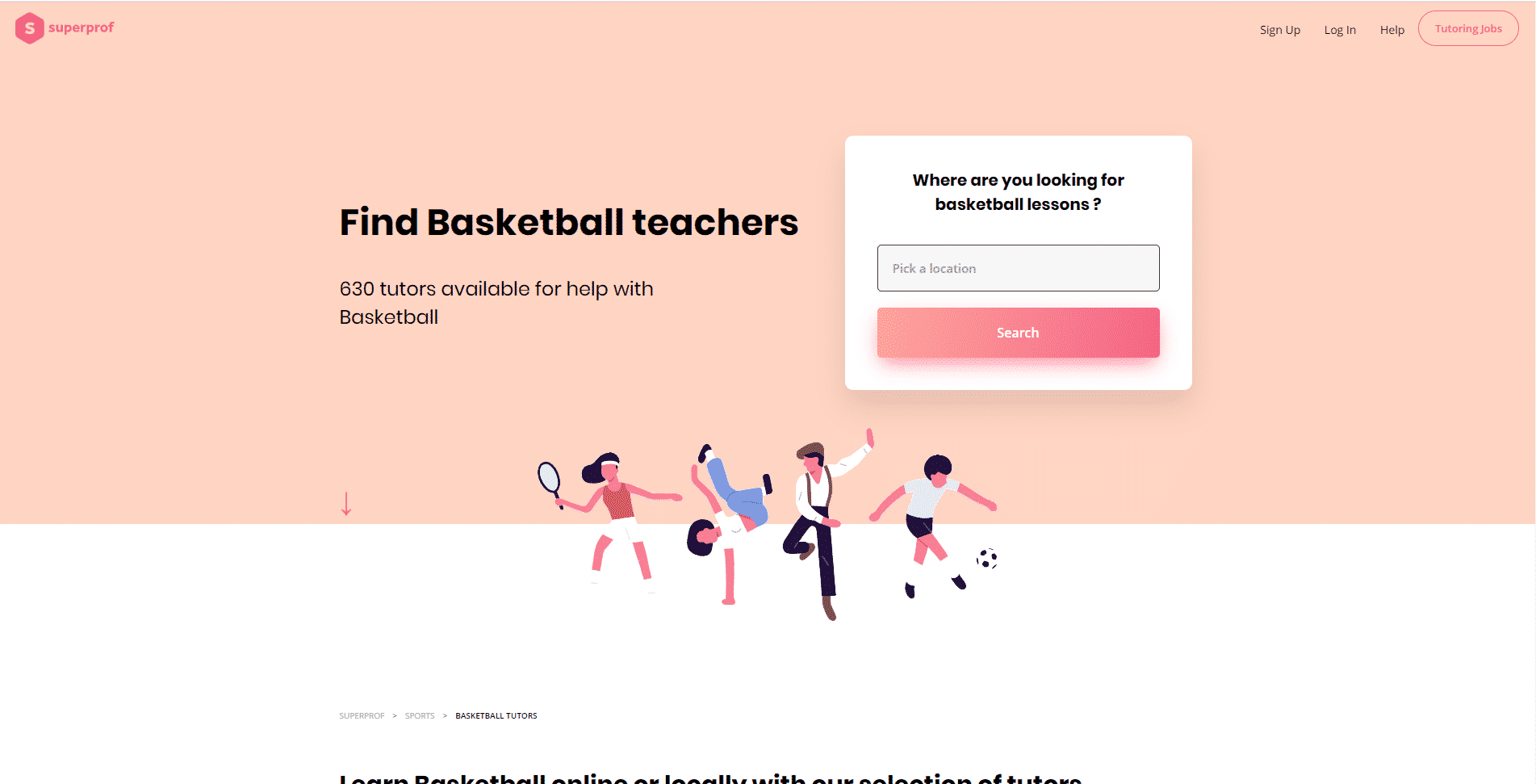 SUPER PROF- BASKETBALL LESSONS