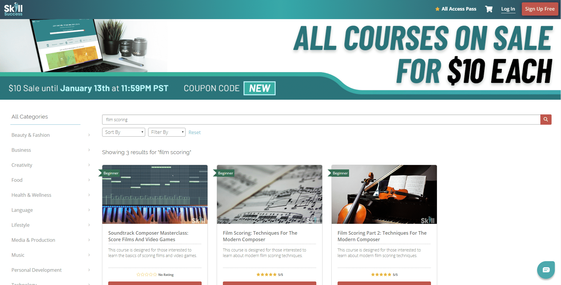 Skill Success Learn Film Scoring Lessons Online