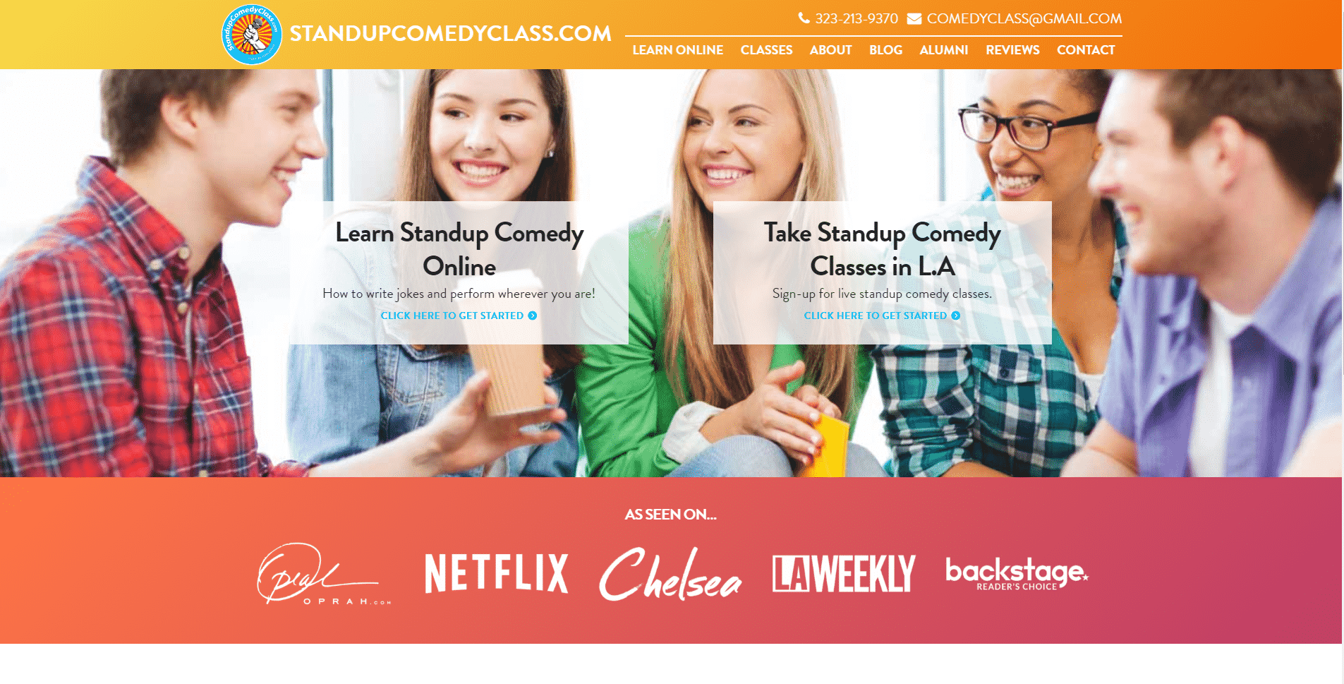 Stand-up Learn Comedy Lessons Online