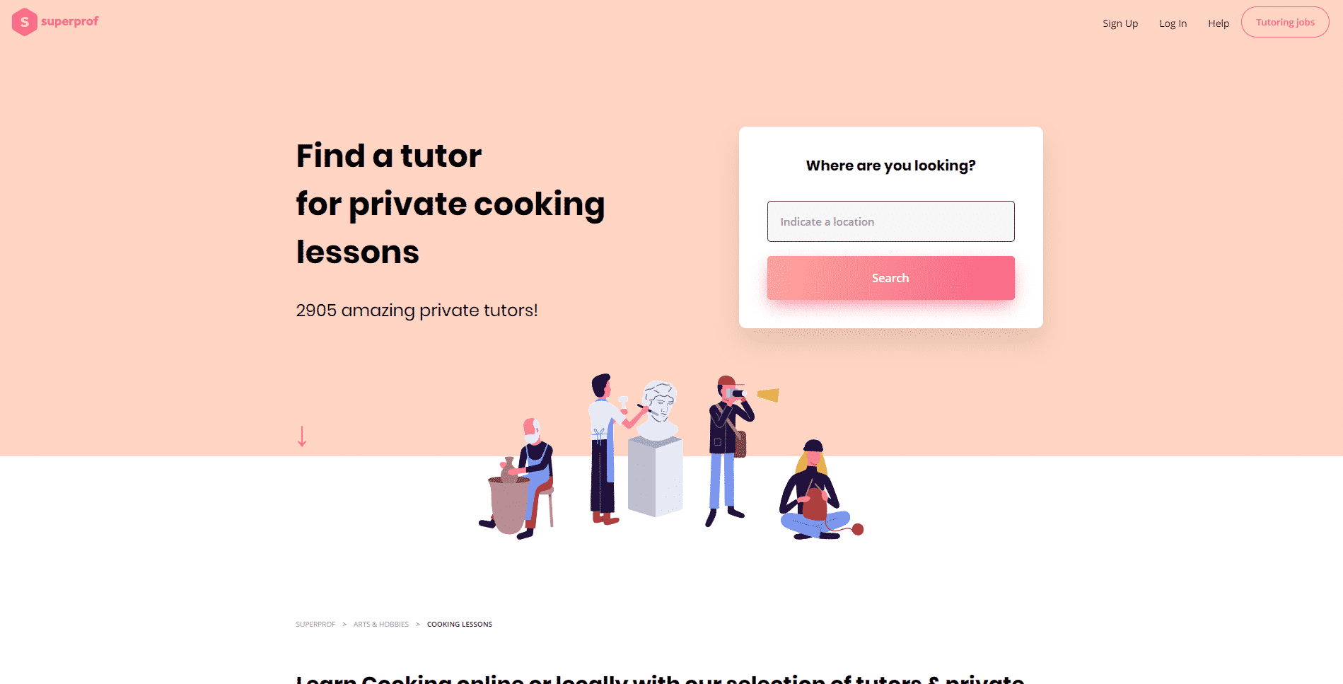 Super Prof Learn Cooking Lessons Online