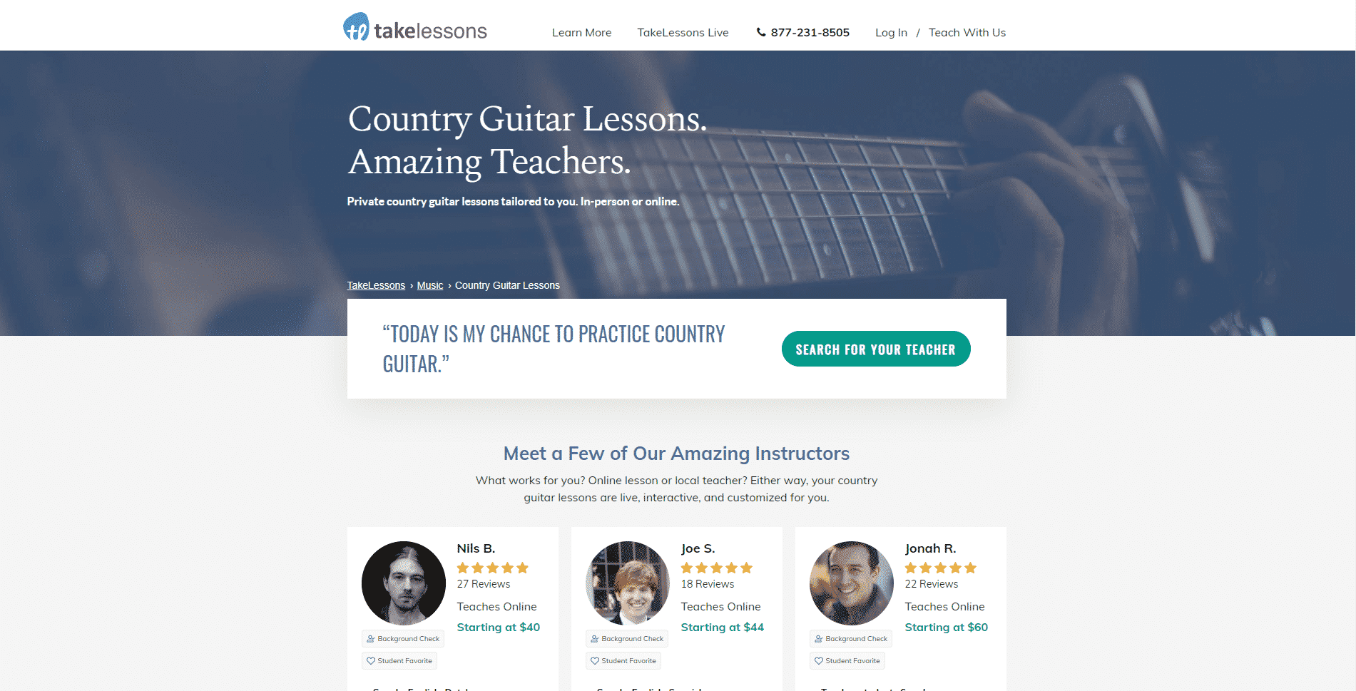 Takelessons.com – Online Country Music Lessons