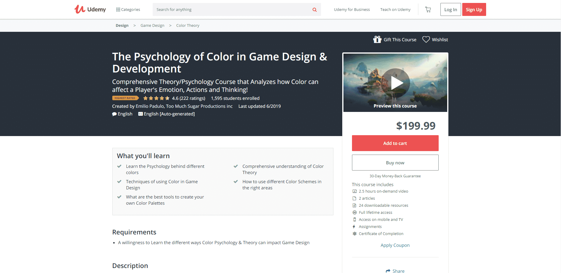 Udemy Learn Game Design and Theory Lessons Online