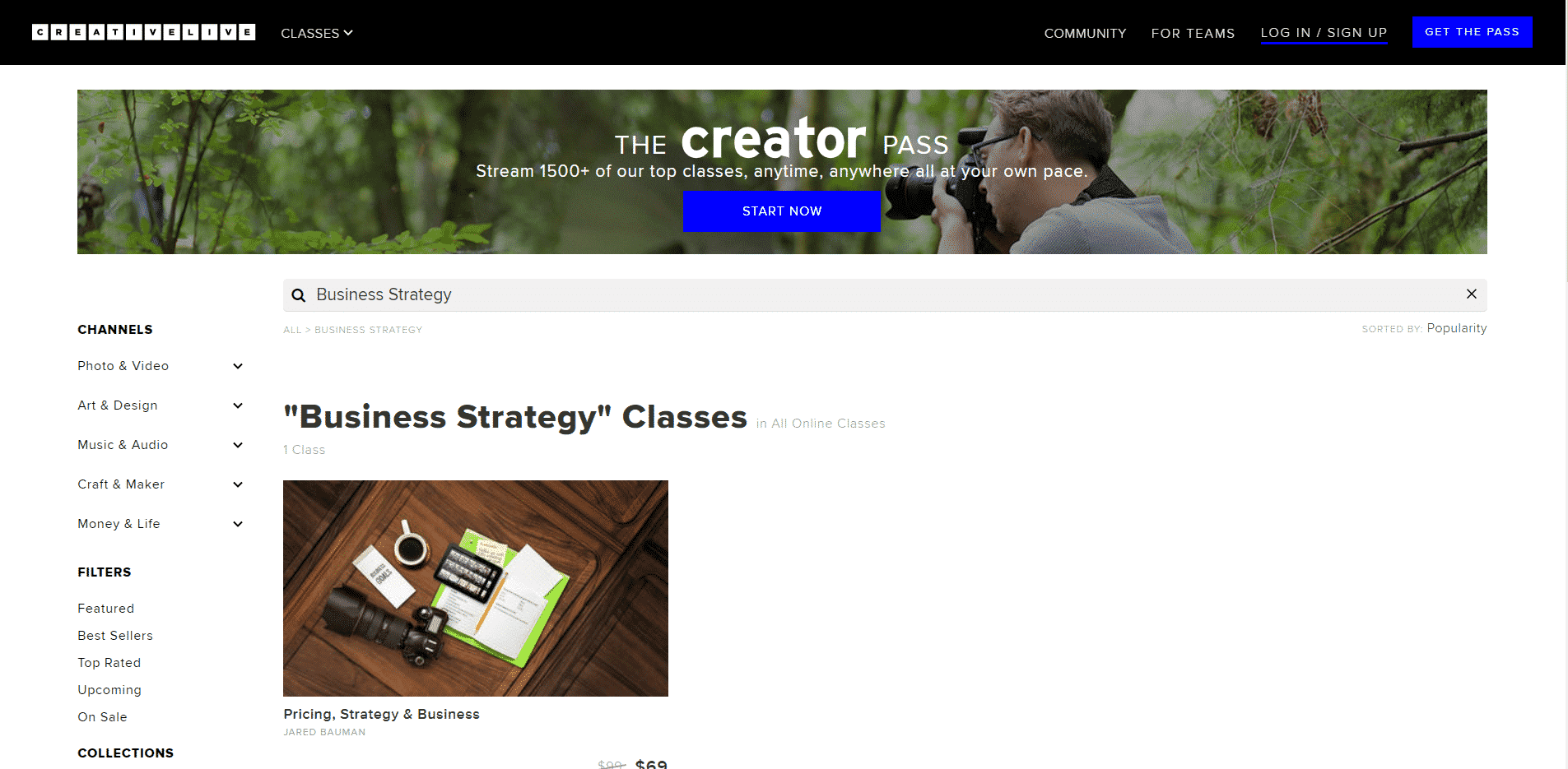 Creativelive Learn Business Strategy Lessons Online