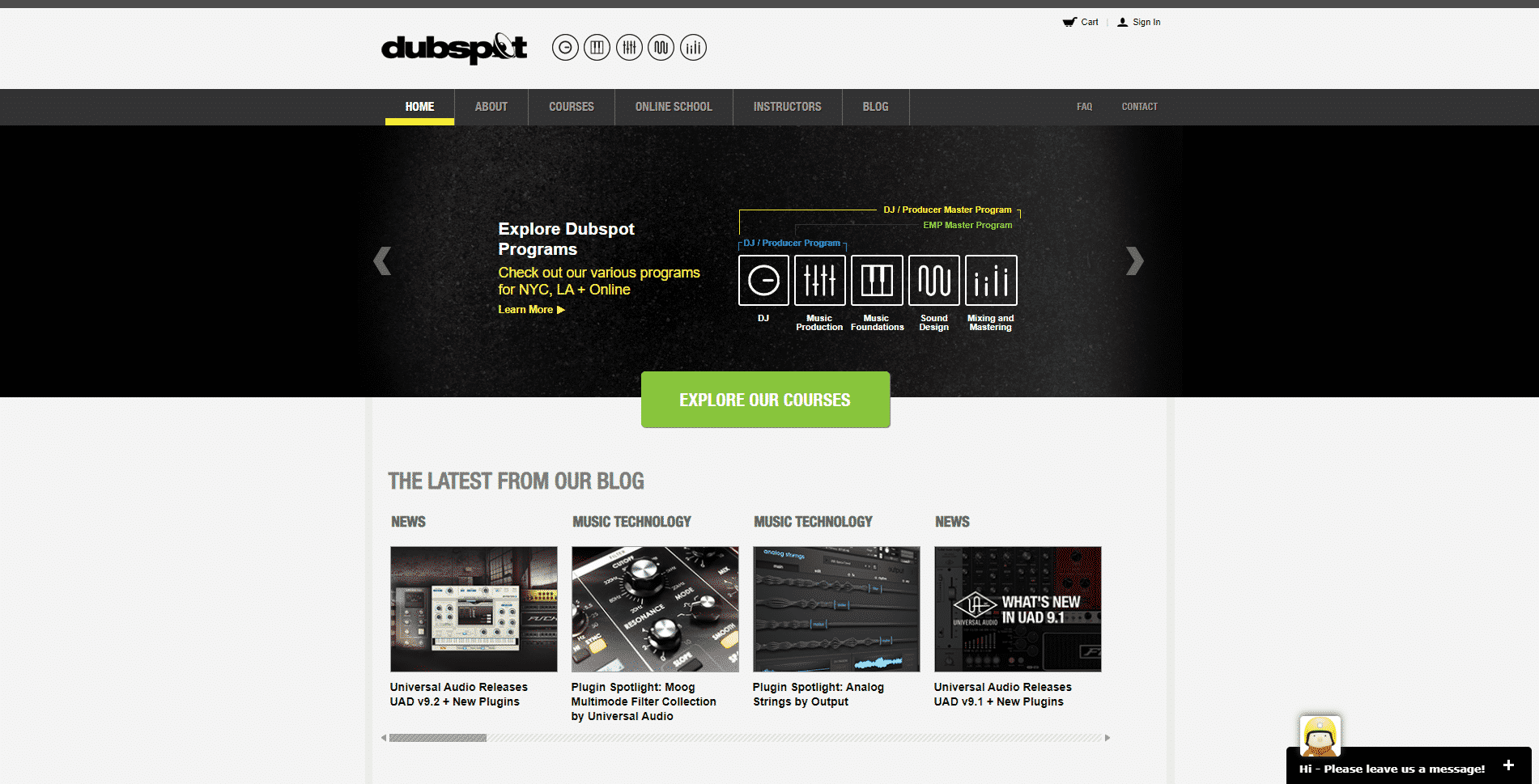 Dubspot.com Learn Electronic Music Production Lessons Online