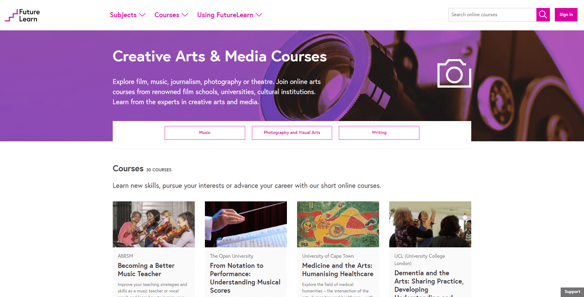 Futurelearn Learn Creativity Lessons Online