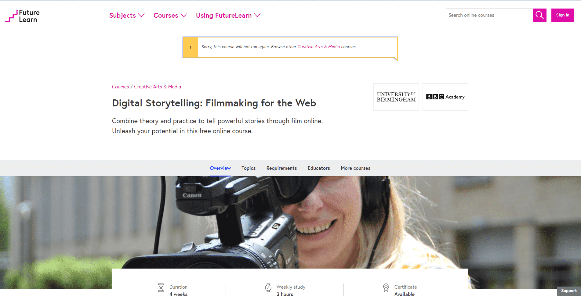 Futurelearn Learn Storytelling Lessons Online