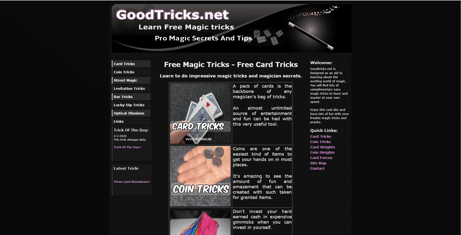 Good Tricks Learn Magic Lessons Online